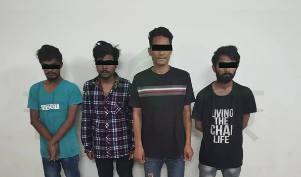 खैरो हिरोईन सहित कैलालीमा ४ जना पक्राउ