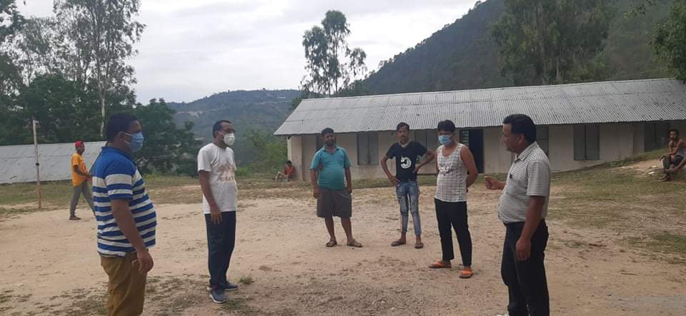 सभापती देउवासहितको डोटी कांग्रेसको टोली क्वारेन्टीन निरिक्षणमा