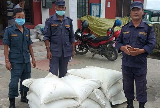 भन्सार छलीगरी ल्याईएको सामान बरामद