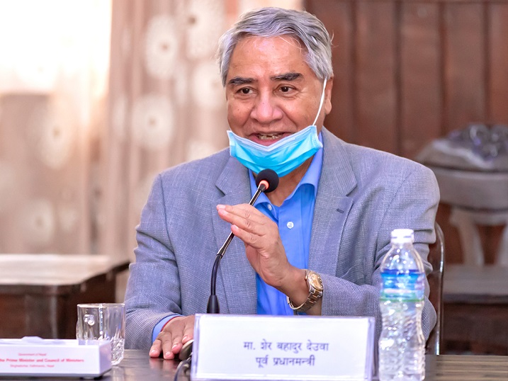 ओली नेतृत्वको सरकारका कारण लोकतन्त्र खतरामा– सभापति देउवा