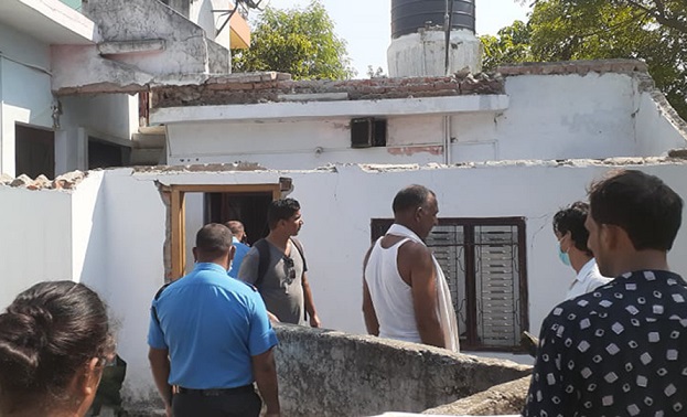 धनगढीमा ग्यास लिक भएर आगलागी हुँदा तीन जना घाइते