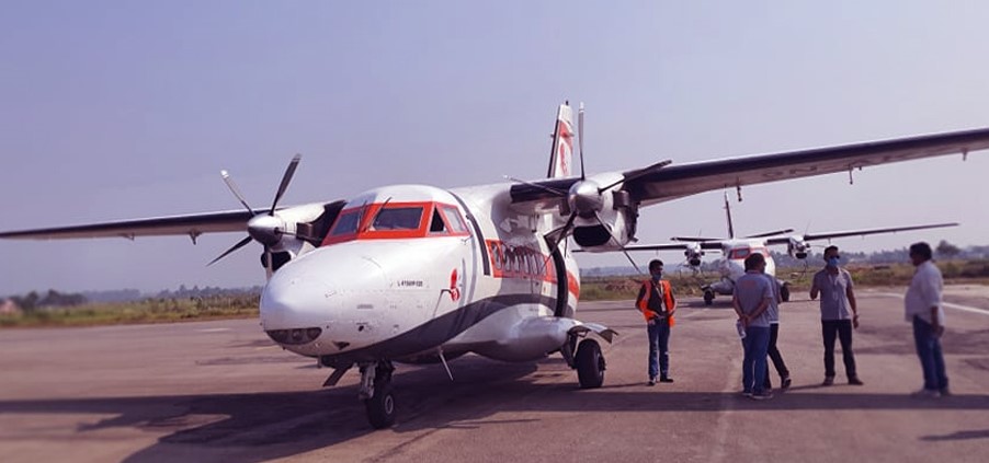 डोटीका व्यापारी अकस्मात् बिरामी परेपछि जहाज चार्टर गरेर धनगढी लगियो