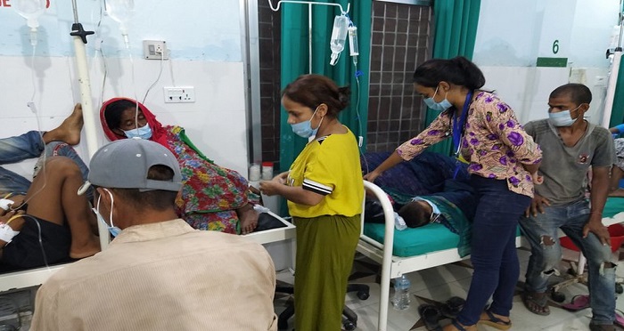 राँगाको मासु खाँदा १४ जना बिरामी, महाकाली अस्पतालमा उपचार हुदै
