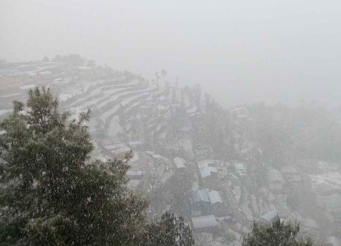 पश्चिम वायुको प्रभावले चिसो बढ्ने, कर्णाली र सुदूरपश्चिमका उच्च पहाडी भागमा हिमपातको सम्भावना
