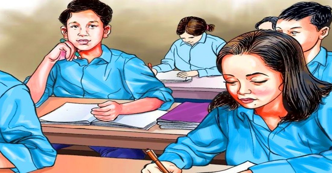 बैतडीमा स्वास्थ्य सुरक्षा मापदण्ड अपनाएर कक्षा ११ को परीक्षा सुरु