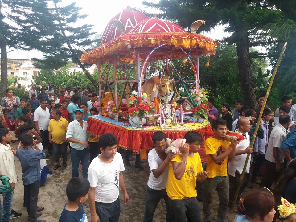 सिलगढीमा नेवार समुदायले मनाए गाईजात्रा