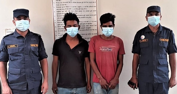 धनगढीबाट लागुऔषध सहित दुई जना पक्राउ