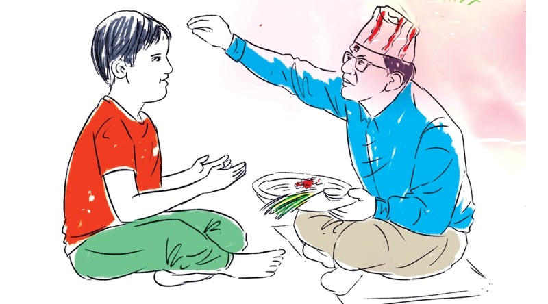 विजयादशमीको आज चौथो दिन : टीका र जमरा लगाउने क्रम आज पनि जारी