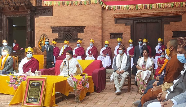 राष्ट्रपति भण्डारी लुम्बिनीमा