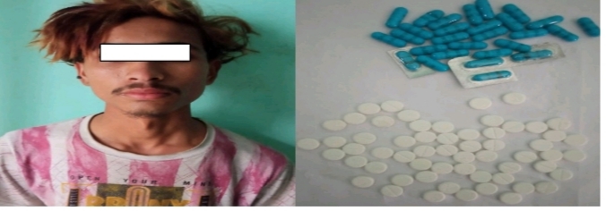 डोकेबजारबाट लागू औषध सहित एक युवक पक्राउ