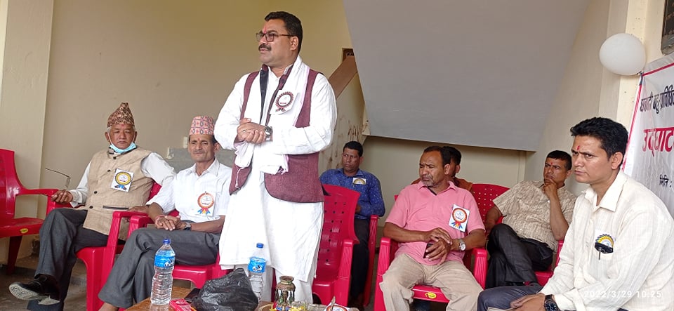 नगरप्रमुख वडद्वारा धनगढी बहुप्राविधिक शिक्षालयको भवन उद्घाटन