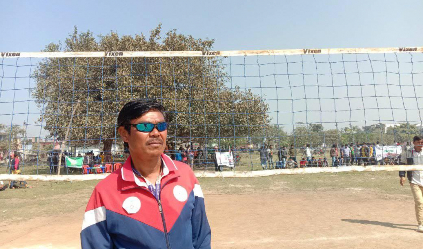 कैलालीबाट राष्ट्रिय रेफ्री बनेका विष्णु, जसको परिवार नै भलिबलमा छ