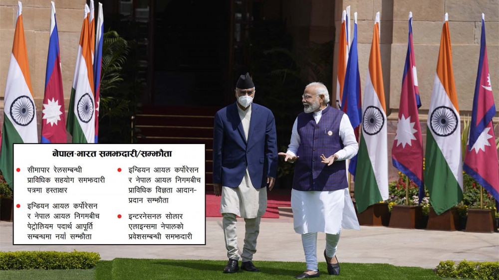 नेपालीको नयाँ नक्सापछि सीमा मामिलामा ‘आइसब्रेक’