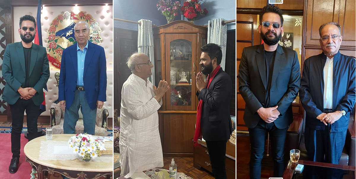 मेयर शाहको राजनीतिक भेटघाट तीब्र, देउवा र ओलीपछि प्रचण्ड भेट्न खुमलटारमा