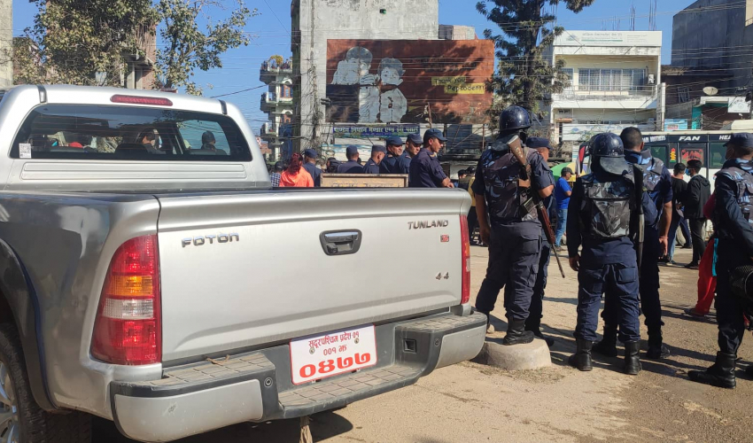 धनगढी उप–महानगरपालिकाको सरकारी गाडी विवाहमा प्रयोग