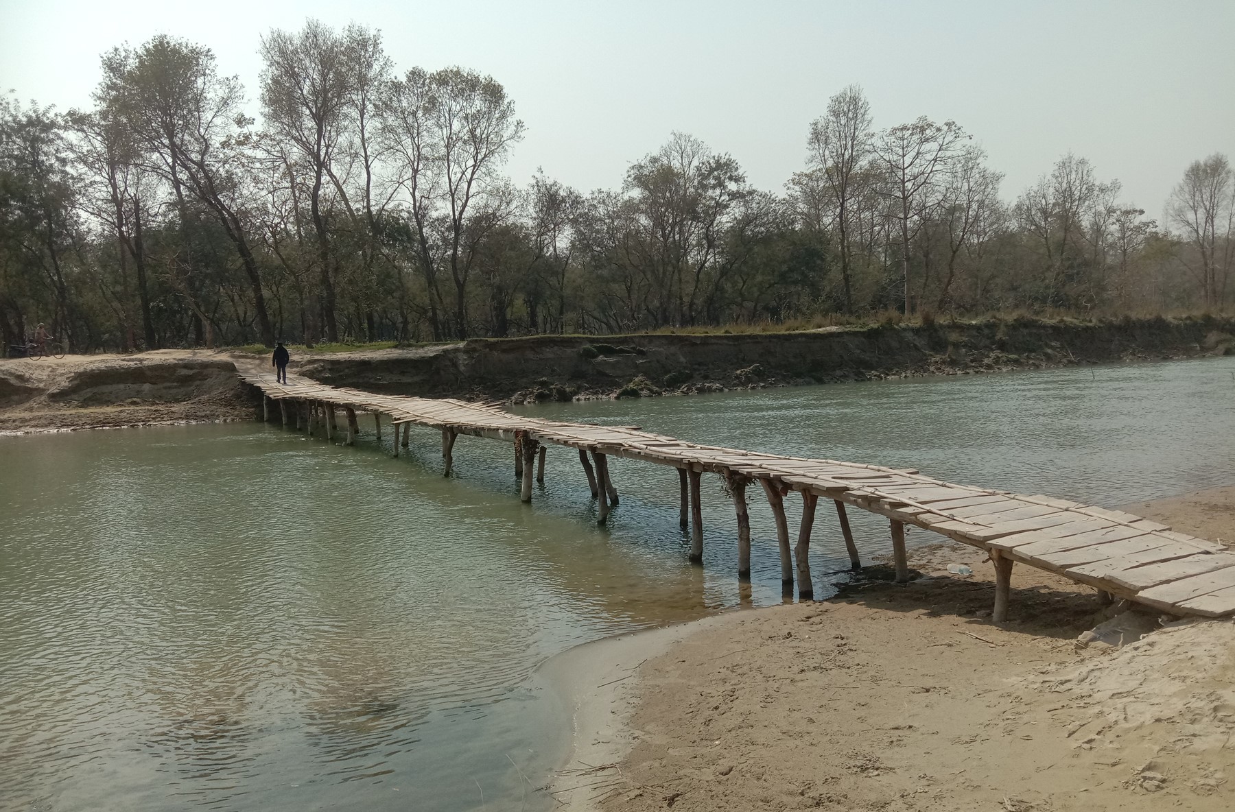 निर्माण सुरु भएको ११ वर्षपछि पुल निर्माणको काम अन्तिम चरणमा