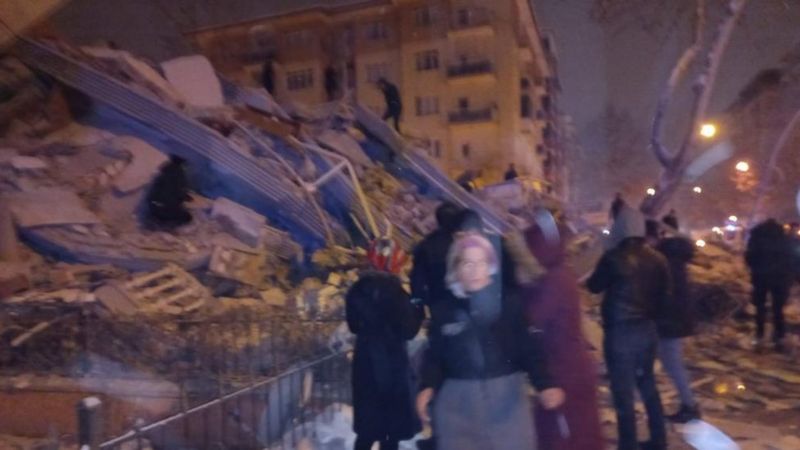 टर्कीमा ७.८ रेक्टरस्केलको शक्तिशाली भुकम्प