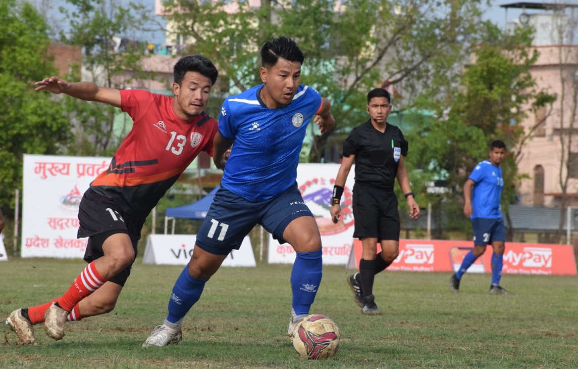 खप्तड गोलडकपको क्वाटरफाइनलमा नेपाल पुलिस क्लव प्रवेश