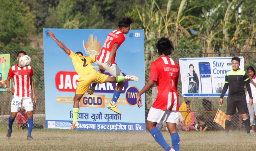 ‘जगशक्ती गोल्ड टिएमटी’ गौरीगङ्गा गोल्ड कप : आज बाजुरा र नेपाल पुलिस भिड्ने