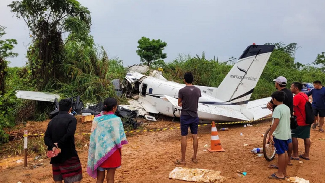 ब्राजिलमा विमान दुर्घटना हुँदा एक शिशुसहित १२ जनाको मृत्यु