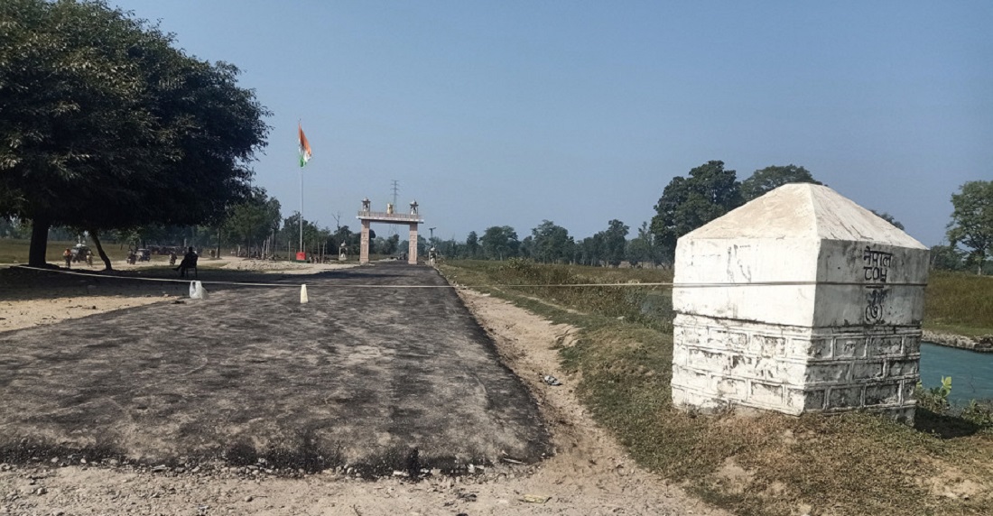 कञ्चनपुरको गड्डाचौकी सीमा स्तम्भसम्मै भारतले बनायो सडक