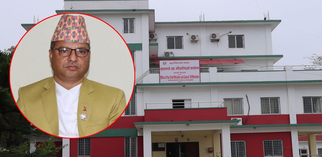 सुदूरपश्चिम प्रदेशका मुख्यमन्त्री सोडारीले आज विश्वासको मत लिँदै