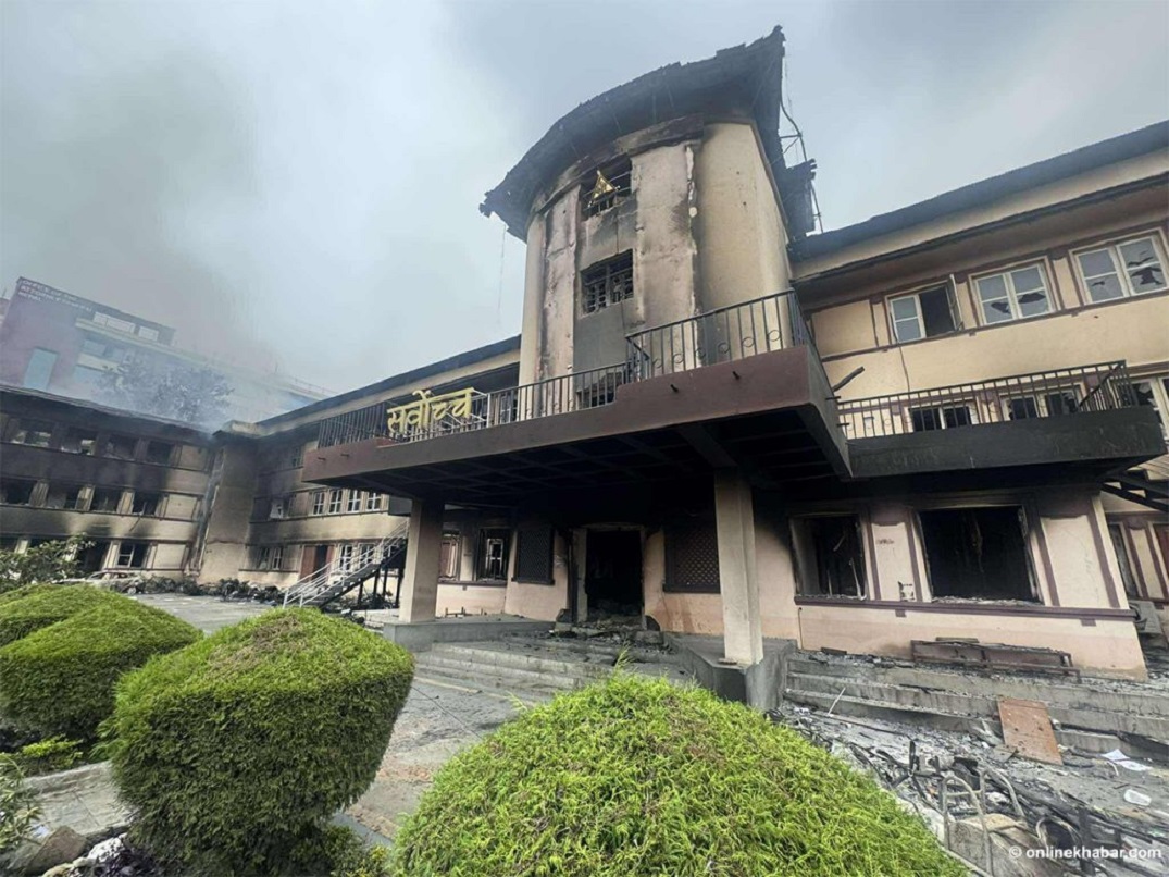 सर्वोच्च अदालतमा आगजनी गर्ने पाँच जना पक्राउ