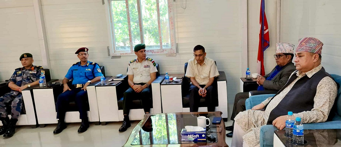 चाडपर्व लक्षित विशेष सुरक्षा योजना लागु गर्न सुरक्षा प्रमुखलाई मुख्यमन्त्रि शाहले दिए निर्देशन