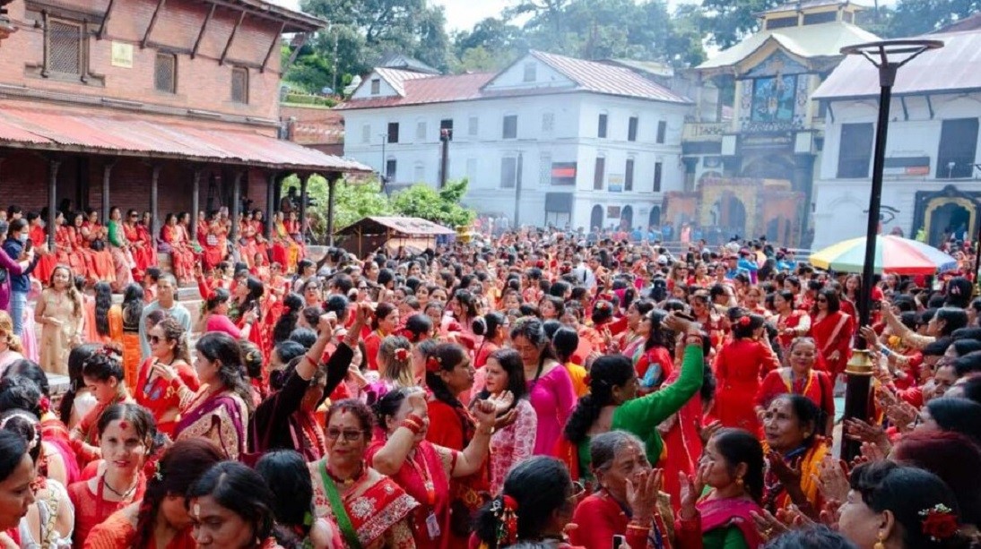 नेपाली नारीको महान् पर्व हरितालिका तीज आजबाट सुरु